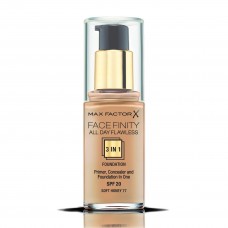 Base de Maquillaje de Larga Duración MAX FACTOR Facefinity All Day Flawless 3in1 Soft Honey