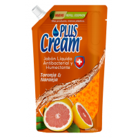 Jabón líquido doypack Plus Cream Toronja & Naranja 1000ml 