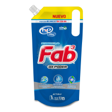 Detergente Fab liquido Actiblu Doypack 1L 3X poder