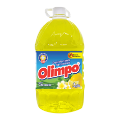 Caja de Desinfectante Lemon citronela 1 galón 4 unidades