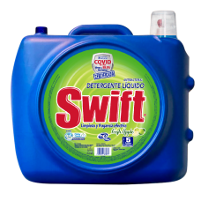 Detergente líquido Swift Fresh Apple 5 galones + suavizante 800ml