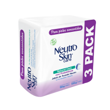 Jabón humectante para el cuerpo Neutro Skin Natural Care con Probióticos paquete de 3 unidades (En la compra de 2 paquetes, el tercero es gratis)