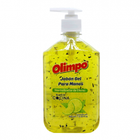 Jabón líquido antibacterial para manos con neutralizador de malos olores especial para cocina Olimpo 460ml