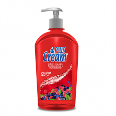 Jabón liquido antibacterial y humectante Plus Cream Passion Berries 500ml
