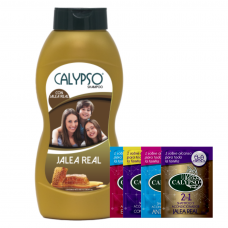 Shampoo Calypso Jalea Real 830 ml (4 sachet gratis)