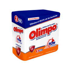 Jabón de tocador Olimpo Original 3 pack de 330g (En la compra de 2 3pack Olimpo, gratis hermético) 