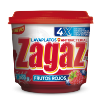Lavaplatos Frutos Rojos Zagaz 1kg (Gratis Zagaz 235grs)